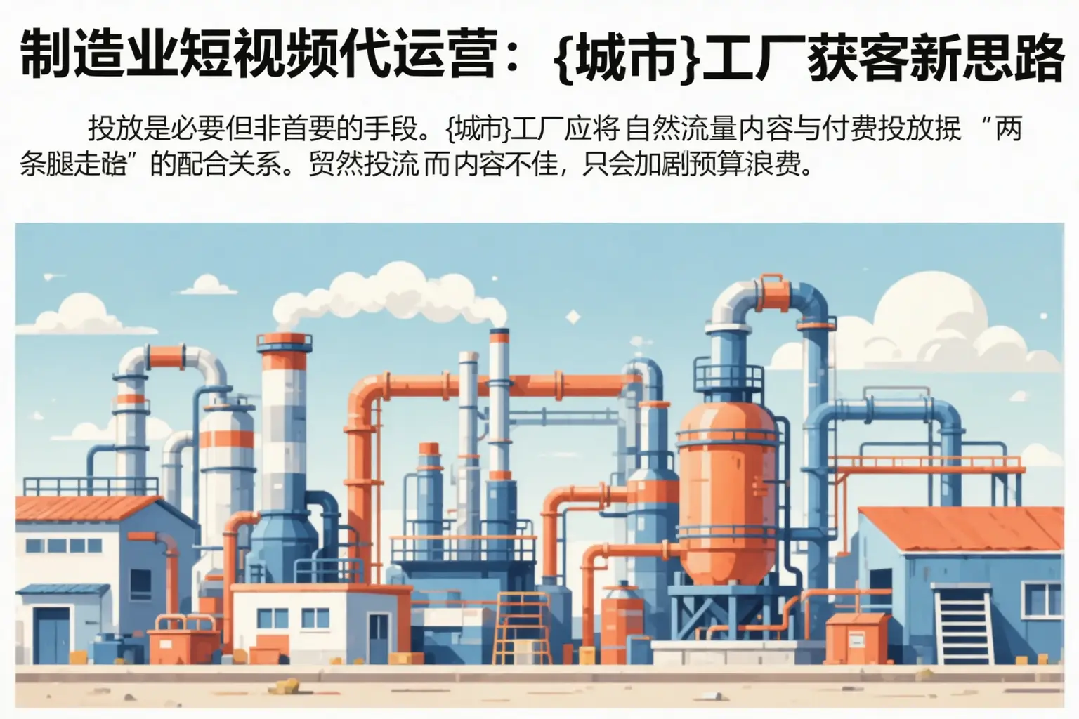制造业短视频代运营:方山工厂获客新思路